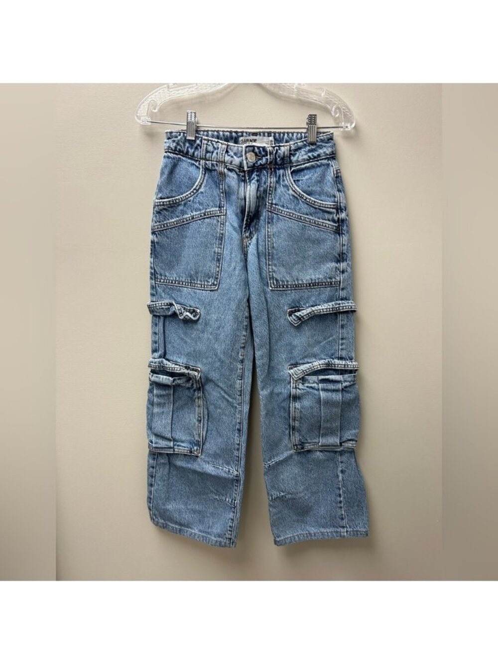 Garage‎ Women’s Blue Baggy Cargo Jeans